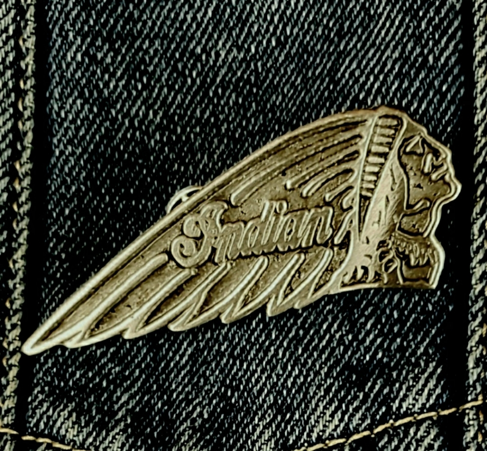 Vintage Indian Motorcycle Pin